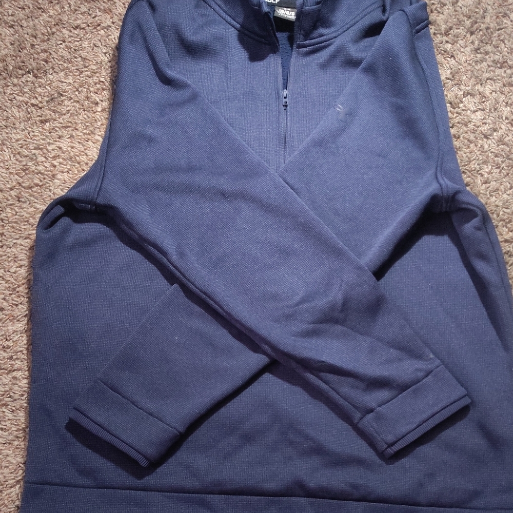Under Armour LG Men's Deep Blue Zip-Up Sweater